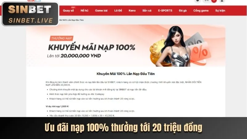 Thưởng nạp lại hàng ngày tt88win